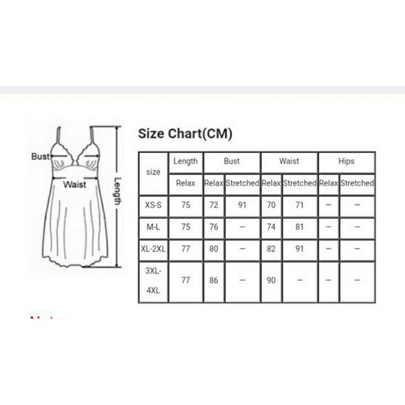 🎀 Red Delicate Lace Sleepwear Gown - Picture 8 of 9